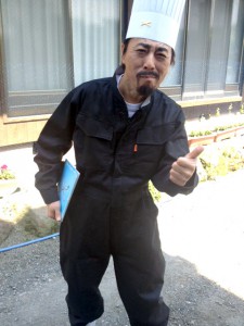今日はつなぎで！