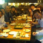 講習会メンバーと打ち上げ＆反省会