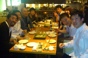 講習会メンバーと打ち上げ＆反省会